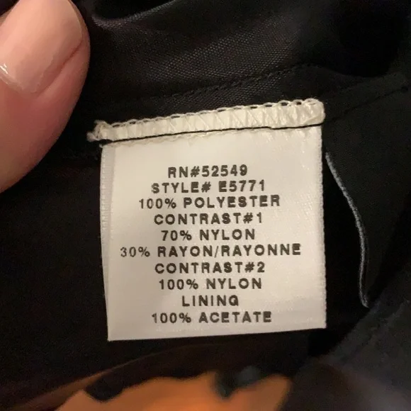 Vintage Laundry by Shelli Segal black and red satin Cocktail Dress size 10 - Picture 11 of 13